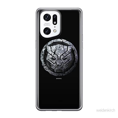 ERT GROUP mobiltelefonfodral för Oppo FIND X5 PRO originalt och officiellt licensierat Marvel mönster Black Panther 013 optimalt anpassad till formen på mobiltelefonen, fodral tillverkad av TPU plast 5905511404727