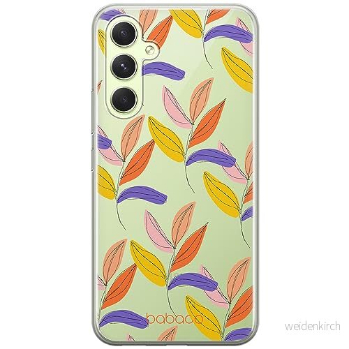 ERT GROUP mobiltelefonfodral för Samsung A54 5G originalt och officiellt licensierat Babaco mönster Plants 007 optimalt anpassad till formen på mobiltelefonen, gedeeltelijk transparant 5905511804541