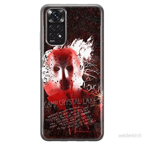 ERT GROUP mobiltelefonfodral för Xiaomi REDMI 10 originalt och officiellt licensierat Horror mönster Friday the 13th 016, fodral tillverkad av TPU plast 5905511118174
