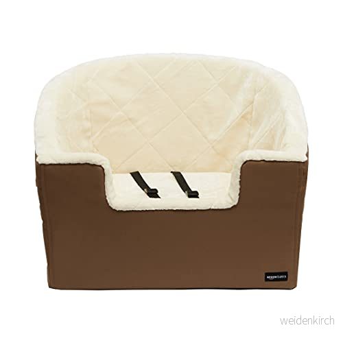 Amazon Basics Bilsäte för husdjur, stort, ljusbrunt, 45,7 x 55,8 40,6 cm 849970062300