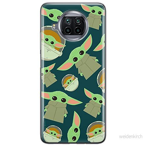 ERT GROUP mobiltelefonfodral för Xiaomi REDMI NOTE 9T originalt och officiellt licensierat Star Wars mönster Baby Yoda 006 anpassad till formen på mobiltelefonen, fodral tillverkad av TPU plast 5904805651014