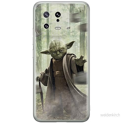 ERT GROUP mobiltelefonfodral för Xiaomi 13 originalt och officiellt licensierat Star Wars mönster Yoda 002 optimalt anpassad till formen på mobiltelefonen, fodral tillverkad av TPU plast 5905511913502