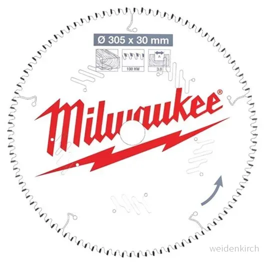 Milwaukee CSB MS W Sågklinga 305x3x30 mm, 100T 4058546289508