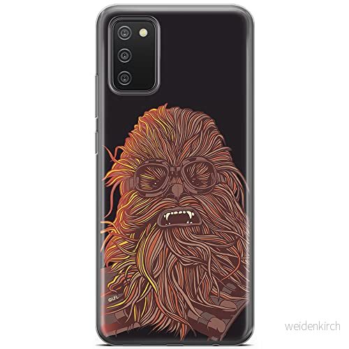 ERT GROUP mobiltelefonfodral för Samsung A02S originalt och officiellt licensierat Star Wars mönster Chewbacca 007 optimalt anpassad till formen på mobiltelefonen, fodral tillverkad av TPU plast 5903040232491
