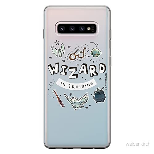 ERT GROUP mobiltelefonfodral för Samsung S10 PLUS originalt och officiellt licensierat Harry Potter mönster 242 optimalt anpassad till formen på mobiltelefonen, gedeeltelijk transparant 5905131628336