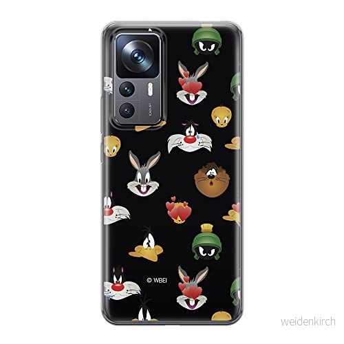 ERT GROUP mobiltelefonfodral för Xiaomi 12T/12T pro/K50 Ultra originalt och officiellt licensierat Looney Tunes mönster 007 anpassad till formen på mobiltelefonen, fodral tillverkad av TPU plast 5905511579074
