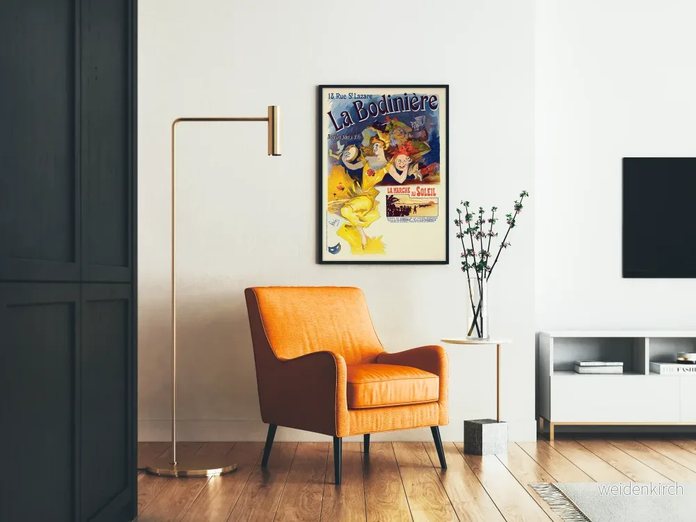 Vintageposter La Bodinière - Konstnärlig väggdekoration - Bild 2