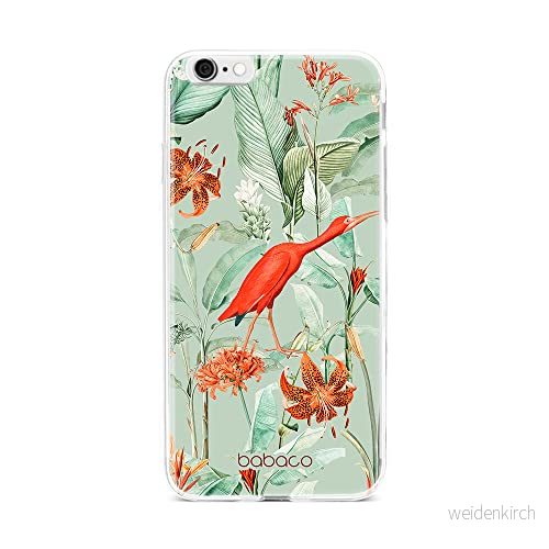 ERT GROUP mobiltelefonfodral för Iphone 6/6S originalt och officiellt licensierat Babaco mönster Flowers 049 optimalt anpassad till formen på mobiltelefonen, fodral tillverkad av TPU plast 5905131344526