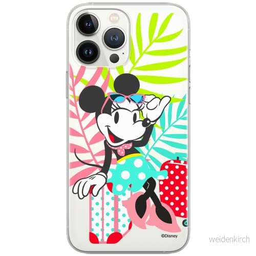 ERT GROUP mobiltelefonfodral för Apple Iphone 6 PLUS originalt och officiellt licensierat Disney mönster Minnie 029 Vit optimalt anpassad till formen på mobiltelefonen, gedeeltelijk transparant 5902980570694