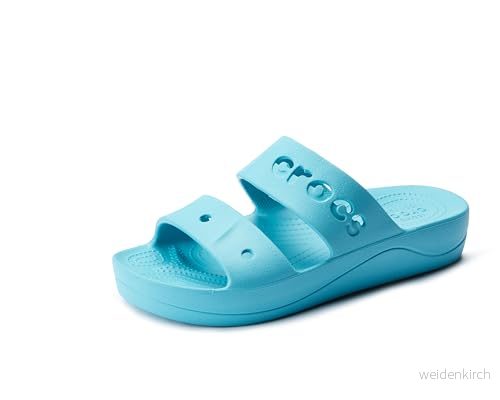 Crocs Baya platåsandal för kvinnor, Digital aqua, 38/39 EU 196265338191
