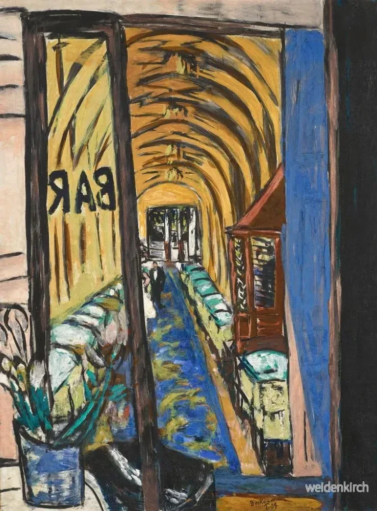 Målning En bar i Paris - Max Beckmann | Konsttryck - Bild 2