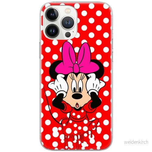 ERT GROUP mobiltelefonfodral för Huawei P30 Lite originalt och officiellt licensierat Disney mönster Minnie 016 Vit optimalt anpassad till formen på mobiltelefonen, fodral tillverkad av TPU plast 5902980424584