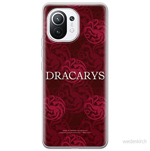 ERT GROUP mobiltelefonfodral för Xiaomi 11 originalt och officiellt licensierat Game od Thrones mönster of 021 anpassad till formen på mobiltelefonen, fodral tillverkad av TPU plast 5903932696431