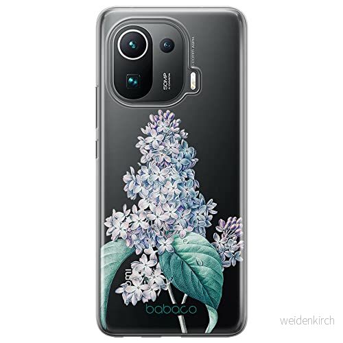 ERT GROUP mobiltelefonfodral för Xiaomi MI 11 PRO originalt och officiellt licensierat Babaco mönster Flowers 024 optimalt anpassad till formen på mobiltelefonen, gedeeltelijk transparant 5905131250971