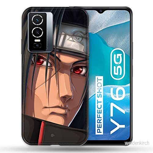Fodral för Vivo Y76 5G Manga Naruto Itachi ansikte 3614848291963