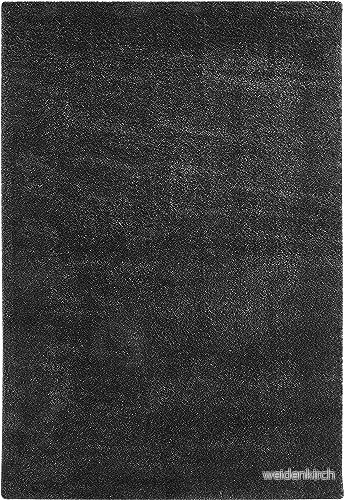 andiamo matta Chia högkvalitativ vardagsrum eller sovrum med 30 mm lugghöjd enfärgad vardagsrumsmatta 160 x 230 cm antracit 4002398414410