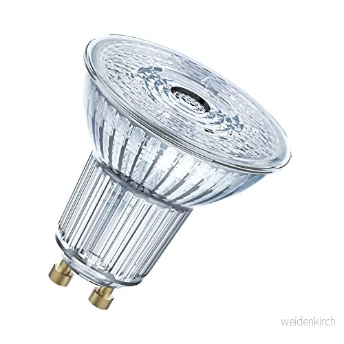 OSRAM LED bas PAR16 reflektorlampa, 4,3 W GU10 2700 Kelvin (paket med 10) 4058075036680