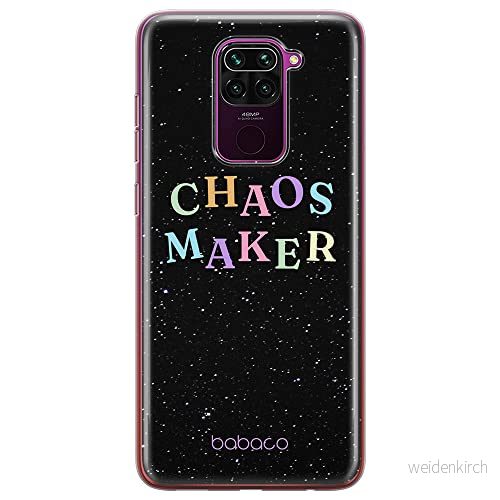 ERT GROUP mobiltelefonfodral för Xiaomi REDMI NOTE 9 originalt och officiellt licensierat Babaco mönster Chaos maker 002 optimalt anpassad till formen på mobiltelefonen, fodral tillverkad av TPU plast 5903932912951