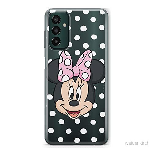 ERT GROUP mobiltelefonfodral för Samsung M13 4G originalt och officiellt licensierat Disney mönster Minnie 057 optimalt anpassad till formen på mobiltelefonen, gedeeltelijk transparant 5905511328771