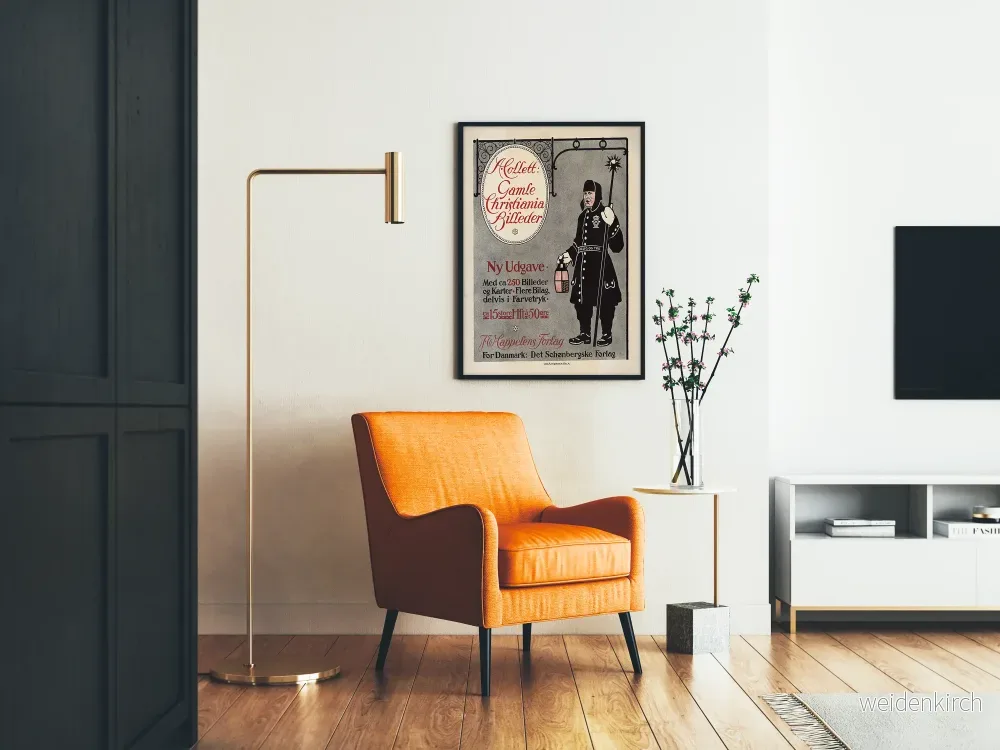 Vintageposter A. Collett Gamle Christiania Billeder - Historisk väggdekoration - Bild 2