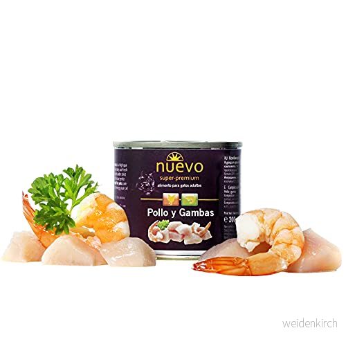 NUEVO Vuxen katt: Kyckling och räkor, 200 g, katt 4250231595172