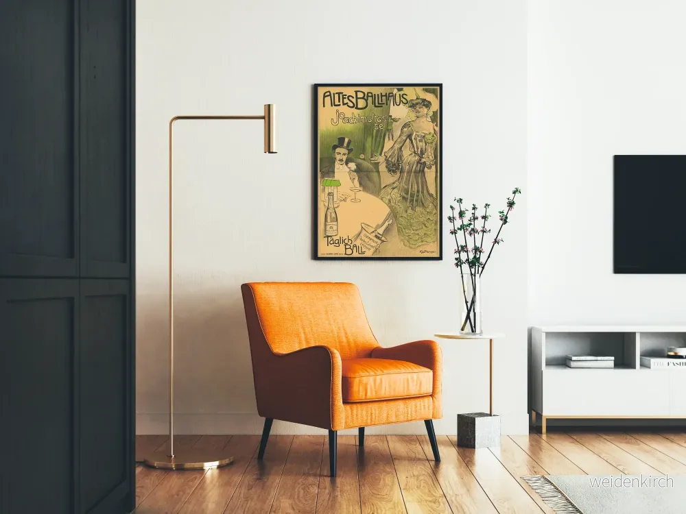 Vintageposter Altes Ballhaus Joachimstrasse väggdekoration - Bild 2