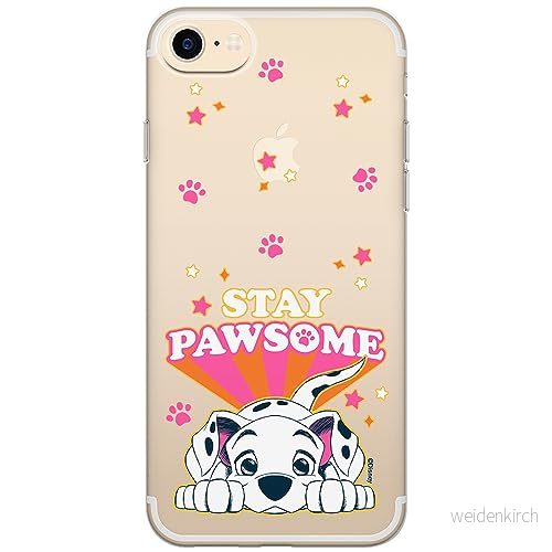 ERT GROUP mobiltelefonfodral för Iphone 7/8/ SE 2/ 3 originalt och officiellt licensierat Disney mönster Dalmatian 007 optimalt anpassad till formen på mobiltelefonen, gedeeltelijk transparant 5905511991555