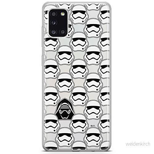 ERT GROUP mobiltelefonfodral för Samsung A31 originalt och officiellt licensierat Star Wars mönster 020 optimalt anpassad till formen på mobiltelefonen, gedeeltelijk transparant 5903040217870