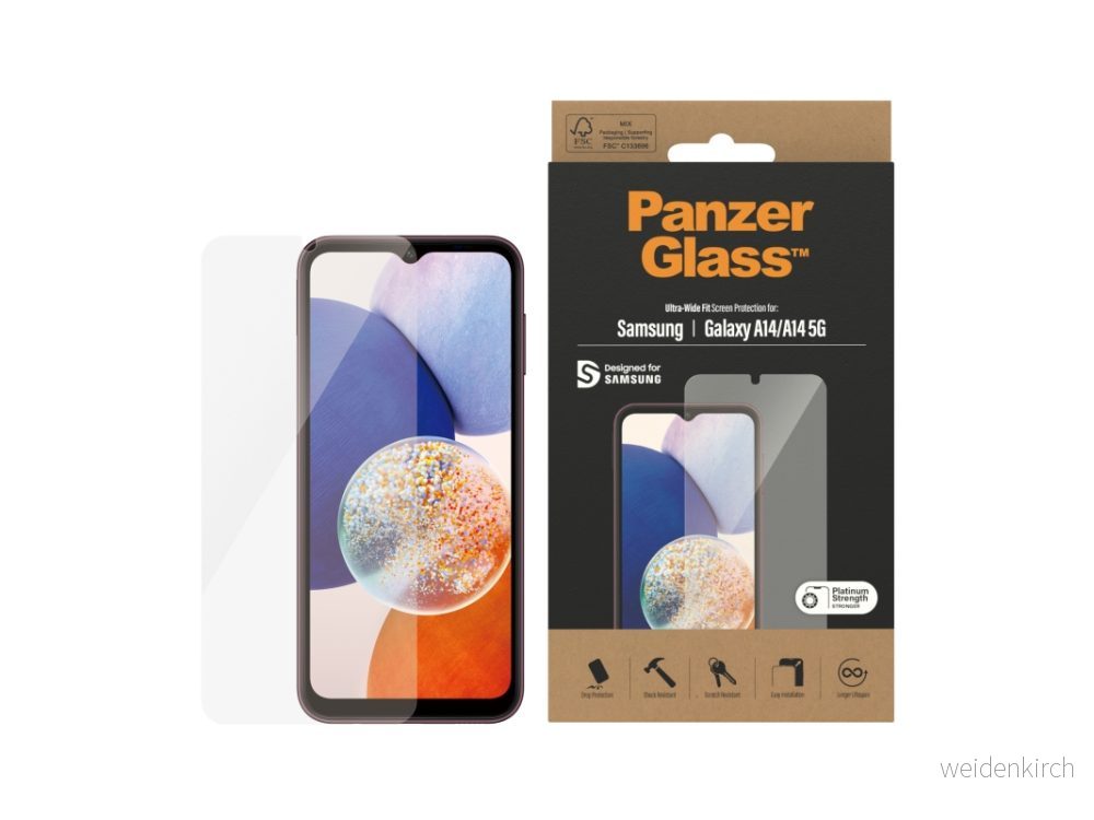 PanzerGlass Screen Protector Samsung Galaxy A14 5G Ultra Wide Fit 5711724073212