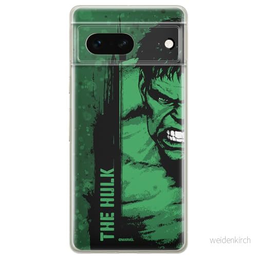ERT GROUP mobiltelefonfodral för Google PIXEL 7 originalt och officiellt licensierat Marvel mönster Hulk 001 optimalt anpassad till formen på mobiltelefonen, fodral tillverkad av TPU plast 5905795157623