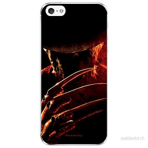 ERT GROUP mobiltelefonfodral för Iphone 5/5S/SE originalt och officiellt licensierat Horror mönster Nightmare of Elm Street 005 anpassad till formen på mobiltelefonen, fodral tillverkad av TPU plast 5905511079949
