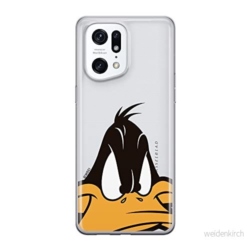 ERT GROUP mobiltelefonfodral för Oppo FIND X5 PRO originalt och officiellt licensierat Looney Tunes mönster Duffy 001 optimalt anpassad till formen på mobiltelefonen, gedeeltelijk transparant 5905511406592