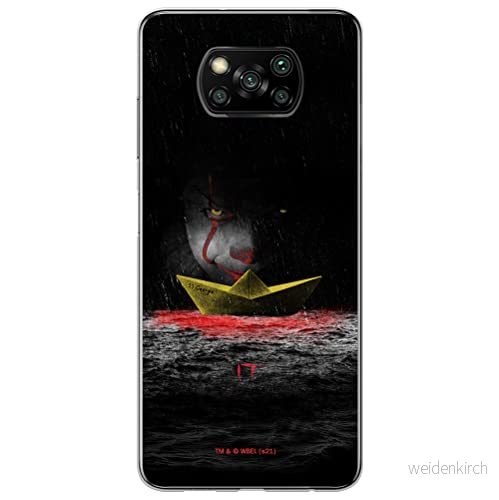 ERT GROUP mobiltelefonfodral för Xiaomi POCOPHONE X3 originalt och officiellt licensierat Horror mönster It 002 optimalt anpassad till formen på mobiltelefonen, fodral tillverkad av TPU plast 5905131948953