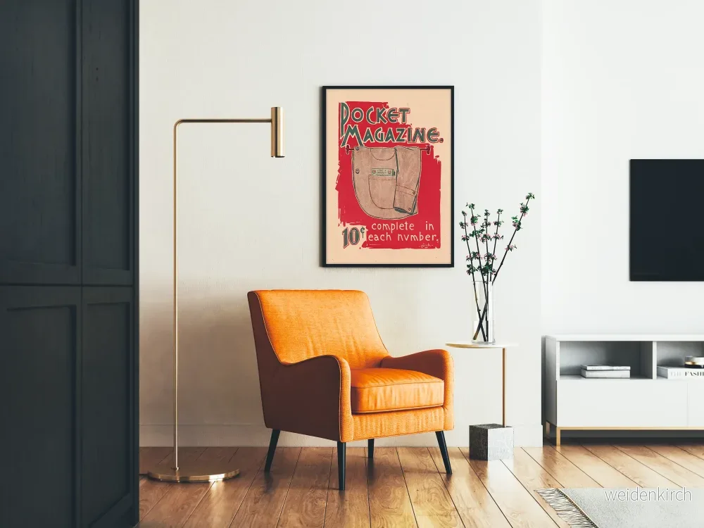 Vintage fickposter för magasin - Bild 2