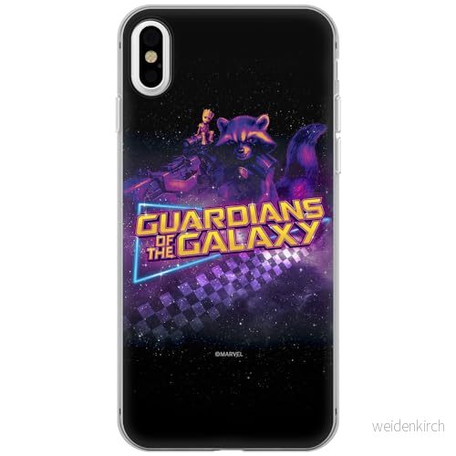 ERT GROUP mobiltelefonfodral för Apple Iphone XS Max originalt och officiellt licensierat Marvel mönster Guardians of the Galaxy 015, fodral tillverkad av TPU plast 5902980217629