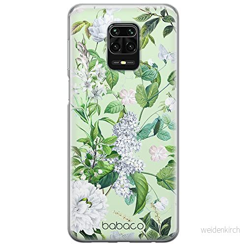 ERT GROUP mobiltelefonfodral för Xiaomi REDMI NOTE 9 PRO/ 9S originalt och officiellt licensierat Babaco mönster Flowers 038 anpassad till formen på mobiltelefonen, fodral tillverkad av TPU plast 5905131303905