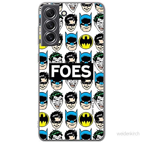 ERT GROUP mobiltelefonfodral för Samsung S21 FE originalt och officiellt licensierat DC mönster Batman 078 optimalt anpassad till formen på mobiltelefonen, gedeeltelijk transparant 5905131500977