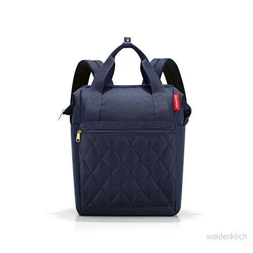 allrounder R rhombus midnight gold ryggsäck och bärväska i ett med dragflik för resetulleys, Rombus midnattsguld, 31 x 39 17, Modern 4012013733215