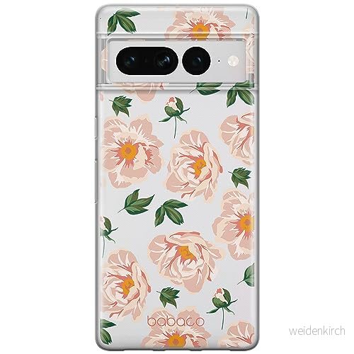 ERT GROUP mobiltelefonfodral för Google PIXEL 7 PRO originalt och officiellt licensierat Babaco mönster Flowers 014 optimalt anpassad till formen på mobiltelefonen, gedeeltelijk transparant 5905795168292