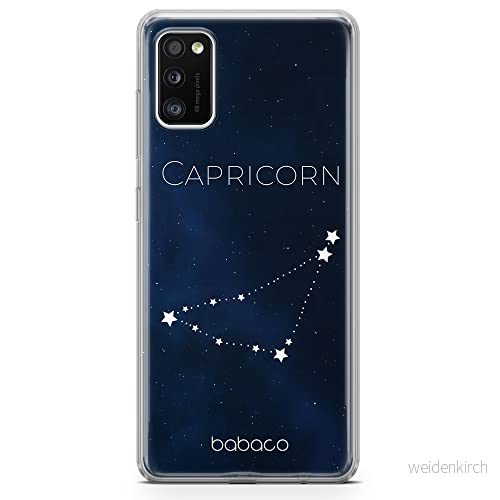 ERT GROUP mobiltelefonfodral för Samsung A41 originalt och officiellt licensierat Babaco mönster Zodiac Constellation 010 anpassad till formen på mobiltelefonen, fodral tillverkad av TPU plast 5903932199017