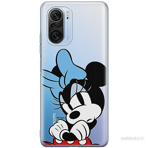 ERT GROUP mobiltelefonfodral för Xiaomi MI 11i/ REDMI K40/K40 PRO/POCO F3/ F3 PRO originalt och officiellt licensierat Disney mönster Minnie 077, gedeeltelijk transparant 5905795029166