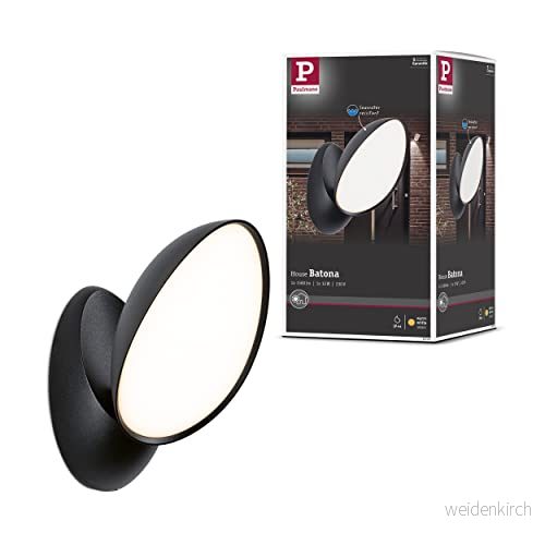 Paulmann Batona LED Utomhusvägglampa - Antracit - Aluminium - IP44 - 27 cm 4000870947678