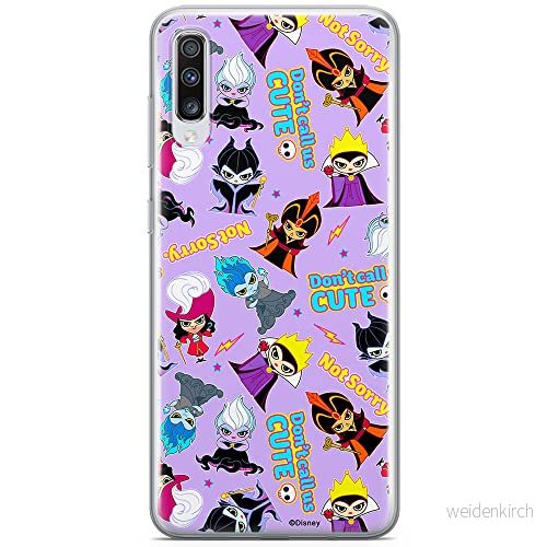 ERT GROUP mobiltelefonfodral för Samsung A70 originalt och officiellt licensierat Disney mönster Villains 008 optimalt anpassad till formen på mobiltelefonen, fodral tillverkad av TPU plast 5905131387868