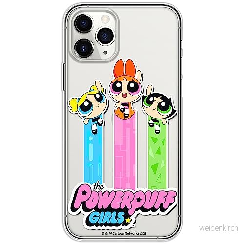 ERT GROUP mobiltelefonfodral för Iphone 11 PRO MAX originalt och officiellt licensierat The Powerpuff Girls mönster 030, gedeeltelijk transparant 5905511974664