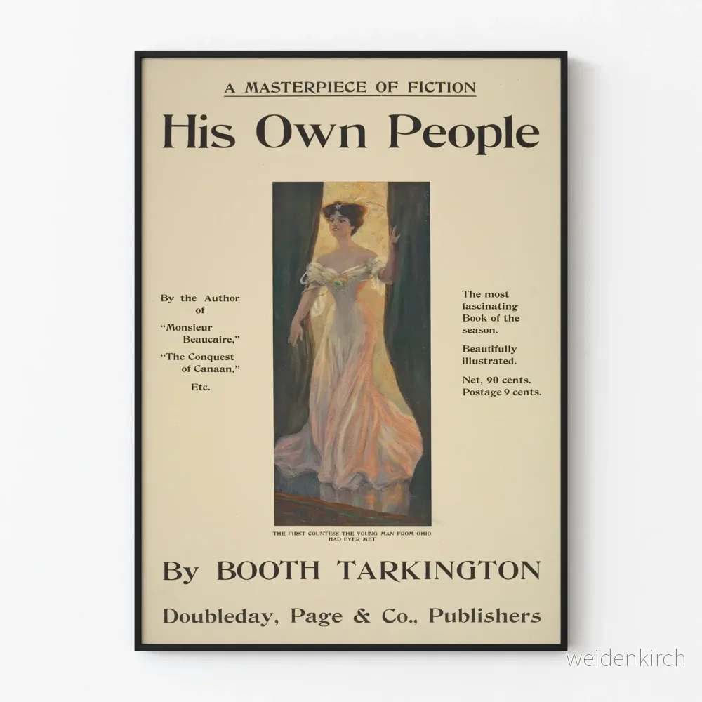 Vintageposter His Own People - Klassisk väggdekoration