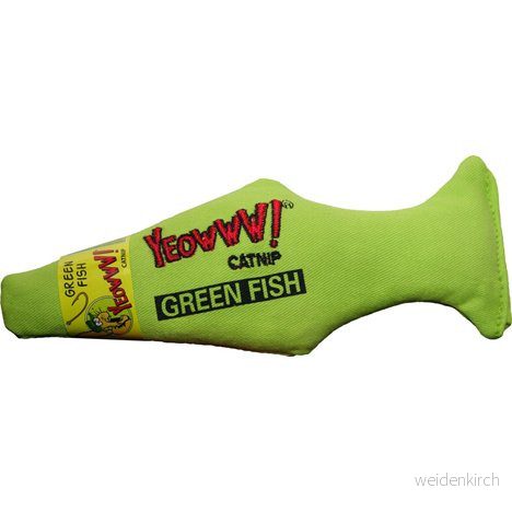 Yeowww Catnip Grön Fisk 812402000119
