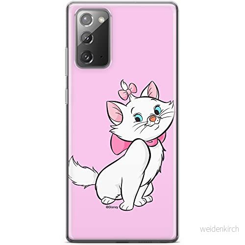 ERT GROUP mobiltelefonfodral för Samsung GALAXY NOTE 20 originalt och officiellt licensierat Disney mönster Marie 007 optimalt anpassad till formen på mobiltelefonen, fodral tillverkad av TPU plast 5905131127532