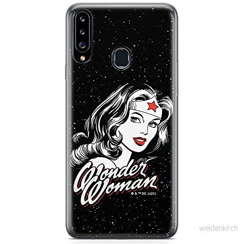 ERT GROUP mobiltelefonfodral för Samsung A20S originalt och officiellt licensierat DC mönster Wonder Woman 023 optimalt anpassad till formen på mobiltelefonen, fodral tillverkad av TPU plast 5903932928778