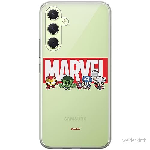 ERT GROUP mobiltelefonfodral för Samsung A54 5G originalt och officiellt licensierat Marvel mönster 009 optimalt anpassad till formen på mobiltelefonen, gedeeltelijk transparant 5905511805692