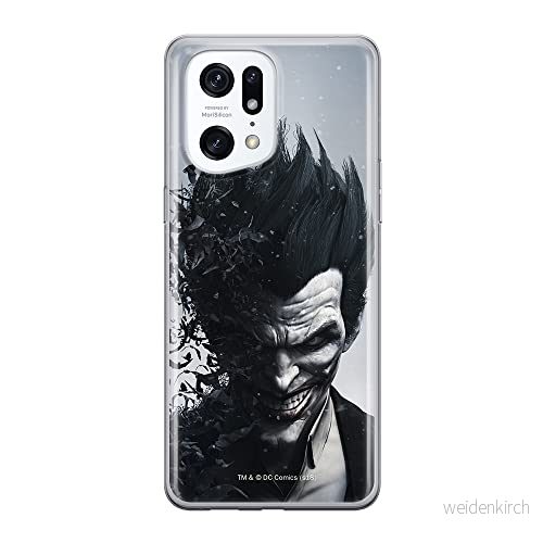ERT GROUP mobiltelefonfodral för Oppo FIND X5 PRO originalt och officiellt licensierat DC mönster Joker 002 optimalt anpassad till formen på mobiltelefonen, fodral tillverkad av TPU plast 5905511415181